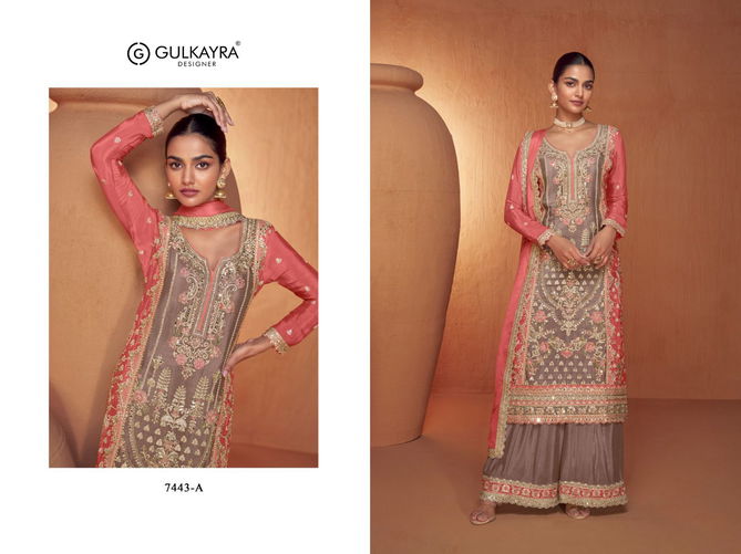 Saheli By Gulkayra Real Chinon Sharara Wedding Salwar Suits Wholesale Shop In Surat